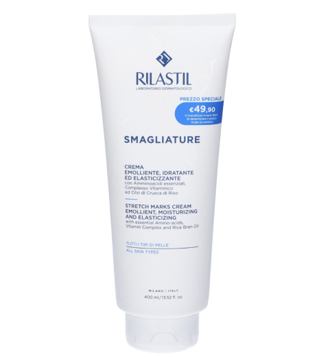 Rilastil Smagliature - Crema Corpo Emolliente Idratante Elasticizzante, 400ml