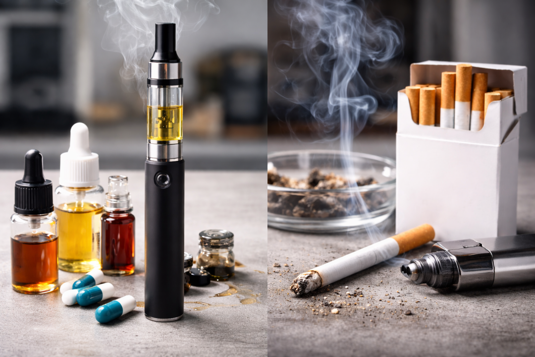 Sigaretta elettronica vs sigaretta tradizionale: danni, confronto, pareri medici, polmoni