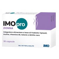 Imopro Donna 30 capsule integratore donna per benessere intimo e vie urinarie - IMO Spa