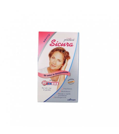 PRESTERIL-LADY SICURA MINI 20PZ