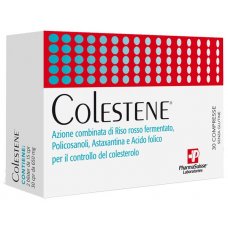 Colestene 30 compresse integratore per controllo colesterolo e cuore - Pharmasuisse Laboratories