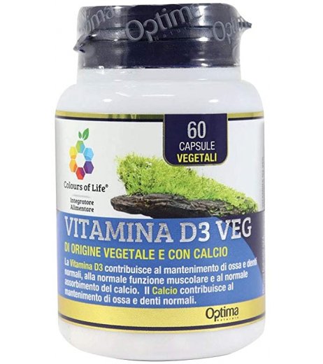 COLOURS LIFE VITAMINA D3 60 CAPSULE
