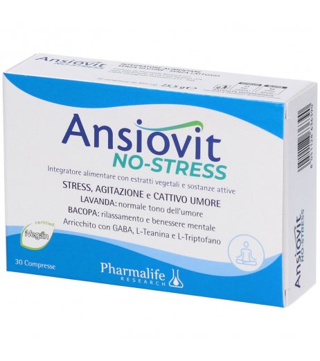Ansiovit No Stress 30 Compresse