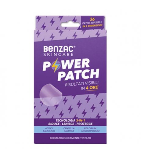 Benzac Skincare Power Patch Cerotti trasparenti per imperfezioni Confezione Da 36 patch