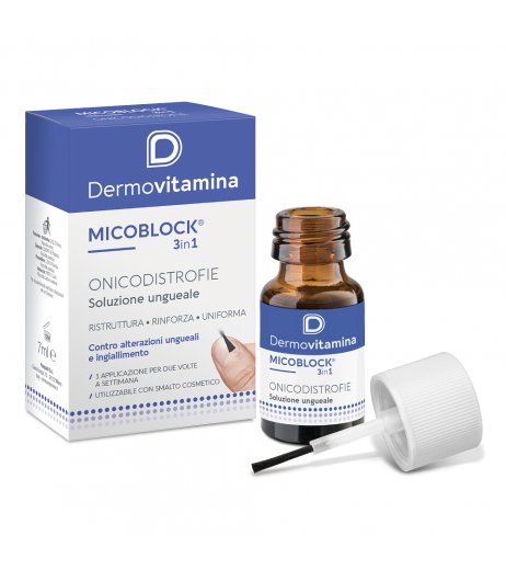 Dermovitamina Micoblock Soluzione Ungueale Trattamento e Prevenzione Funghi delle Unghie 7ml