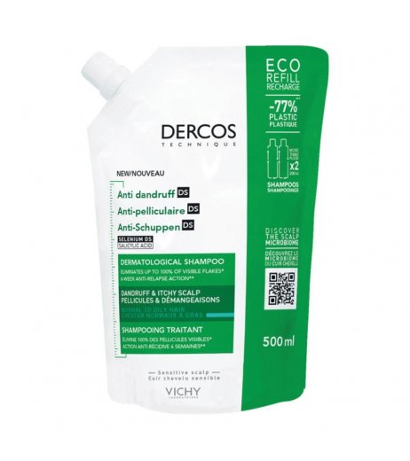 Dercos Eco Ricarica Shampoo Anti Forfora 500 Ml