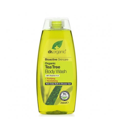 Dr Organic Tea Tree Oil Bagno & Doccia 250ml