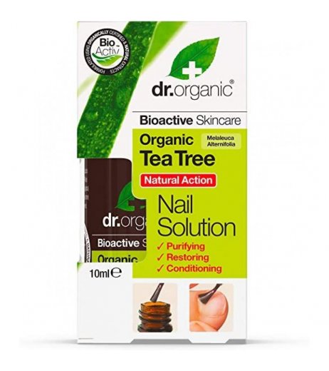 Dr Organic Tea Tree Nail Solution Antimicotico Per Unghie 10ML