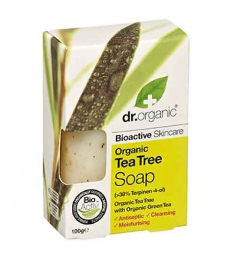 Dr Organic Tea Tree Soap Saponetta 100 G