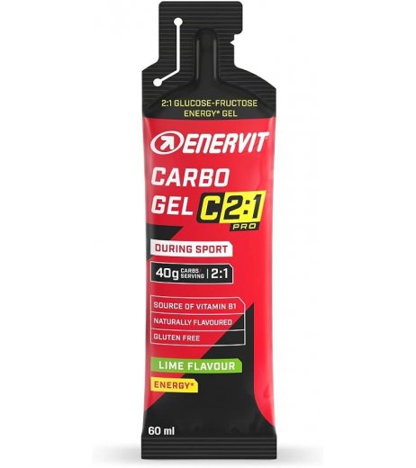 Enervit Carbo Gel C 2:1 Pro Gelatina Energetica Gusto Limone 60ml