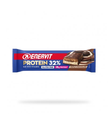Enervit Sport Barretta Proteica 32% Gusto Triple Chocolate 47g