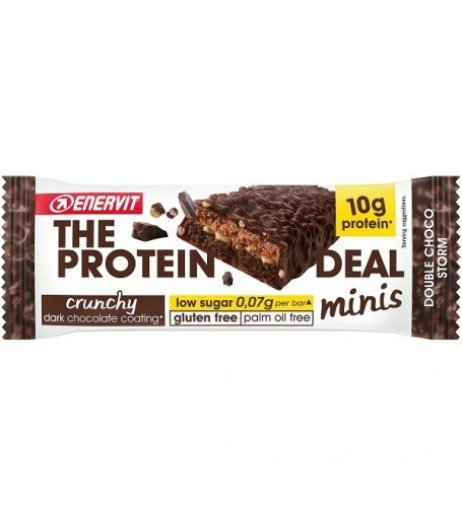 Enervit The Protein Deal Barretta Proteica Crunchy Double Choco 33g