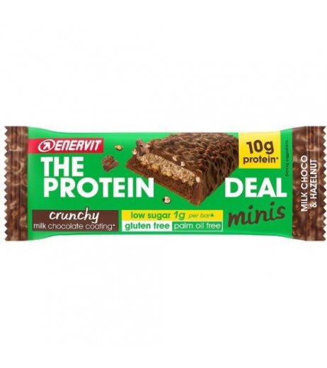 Enervit The Protein Deal Barretta Proteica Crunchy Milk Choco and Hazelnut 33g