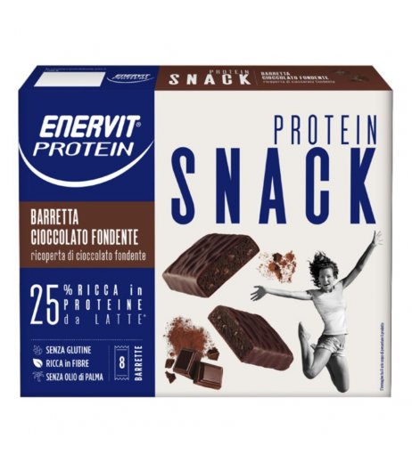 Enervit Protein Wonder Snack Barrette Cioccolato Fondente 8 Pezzi Enervit Protein Wonder Snack Barrette Cioccolato Fondente 8 Pezzi