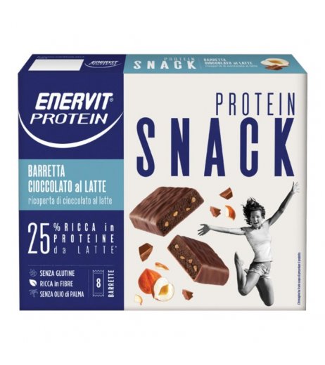 Enervit Protein Snack Cioccolato Latte 8 Barrette