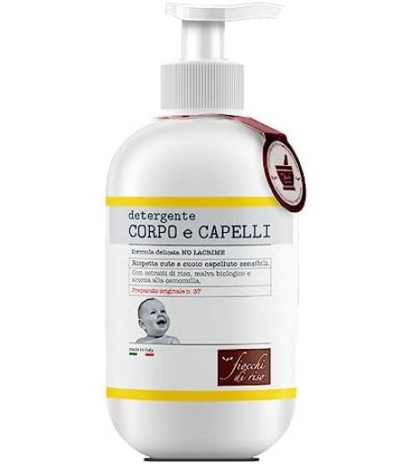 Fiocchi di Riso Detergente Corpo e Capelli Camomilla 400 Ml