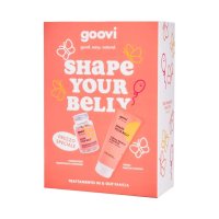 Goovi Box Shape Your Belly Kit Corpo - Integratore digestione & gonfiore 60 capsule + Crema rimodellante pancia e fianchi 240 ml