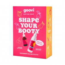 Goovi Shape Your Booty Kit Anticellulite - Integratore drena cellulite 50 ml + Crema cellulite effetto freddo 240 ml