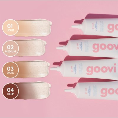 Goovi Tinted Beauty Cream Color Light 01 Spf15 30 Ml