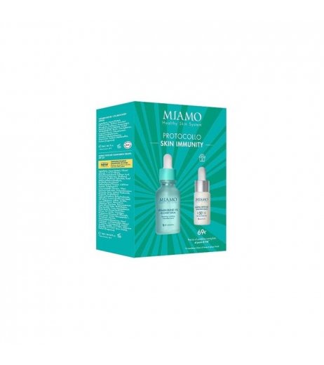 Miamo Protocollo Skin Immunity Cofanetto Vitamin Blend 15% Recovery Serum 30 ml + Aging Defence Sunscreen Drops SPF 50+ 10 ml