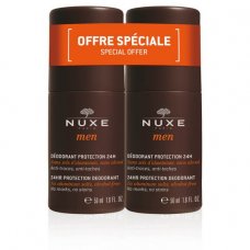 Nuxe Men Deodorante Uomo Protezione 24h Roll-On Duo 2 x 50ml Confezione Doppia