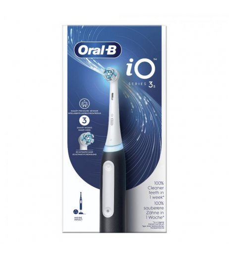 Oral-B iO Series 3 Black Spazzolino Elettrico + 1 testina di ricambio