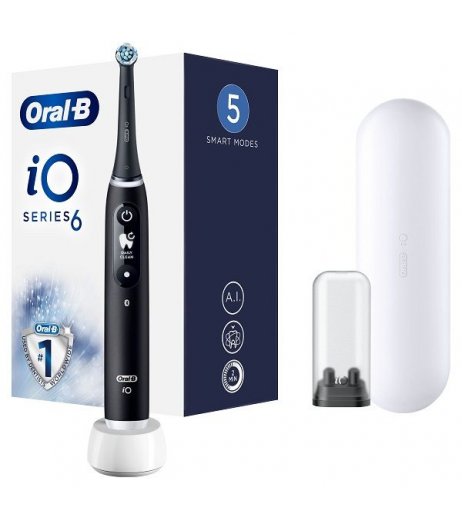 Oral-b Io 6 Black Spazzolino Elettrico + 2 Refill