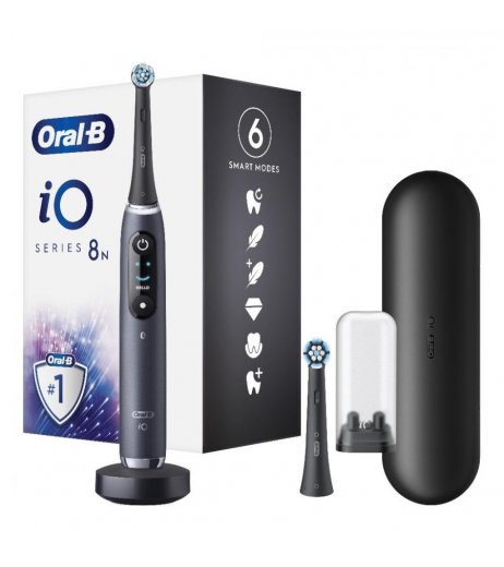 Oral-b Io 8 Black Spazzolino Elettrico + 2 Testine Di Ricambio