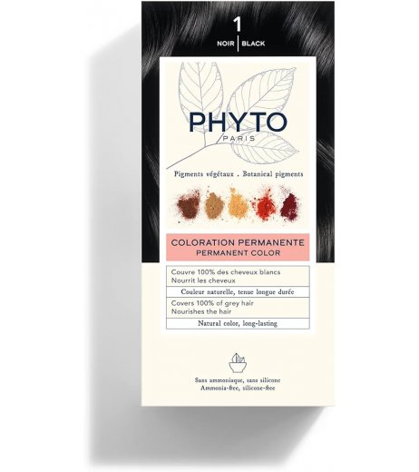 Phyto Phytocolor Kit Colorazione Permanente Capelli N.1 Nero