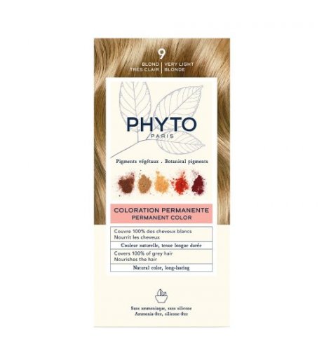 Phyto Phytocolor Kit Colorazione Permanente Capelli N.9 Biondo Chiarissimo