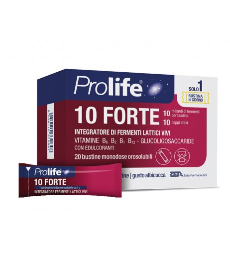 Prolife 10 Forte 20 Bustine Orosolubili Prolife 10 Forte 20 Bustine Orosolubili