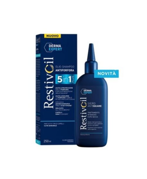 Restivoil Derma Expert Sistema Antiforfora Shampoo + Siero Antisquame