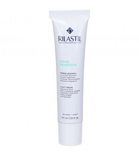Rilastil Aqua Sensitive Crema Leggera Per Pelli Sensibili Secche O Molto Secche 40ml