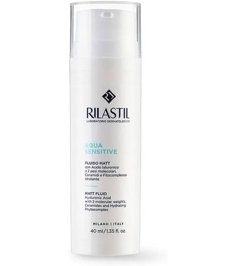 Rilastil Aqua Sensitive Fluido Matt Per Pelli Sensibili Secche O Molto Secche 40ml