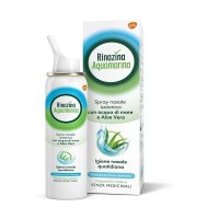 Rinazina Aquamarina Spray Nasale Isotonico Delicato con Aloe Vera 100 ml