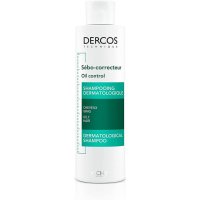 Vichy Dercos Shampoo Dermatologico Oil Control Per Capelli Grassi 200 Ml