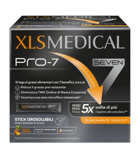 Xls Medical Pro-7 Controllo Del Peso 90 Stick Orosolubili Taglio Prezzo