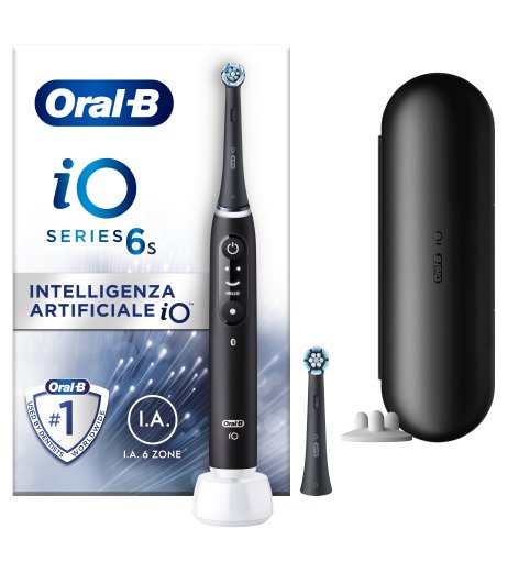Oral-b Io 6 Black Spazzolino Elettrico + 2 Refill Oral-b Io 6 Black Spazzolino Elettrico + 2 Refill