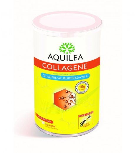 Aquilea Collagene Polvere con Acido Ialuronico e Vitamina C da 315 g - Uriach