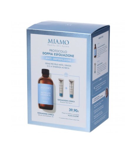 MIAMO COFANETTO 2025 ESFOLIANTE ANTI IMPERFEZIONI  MIAMO COFANETTO 2025 ESFOLIANTE ANTI IMPERFEZIONI