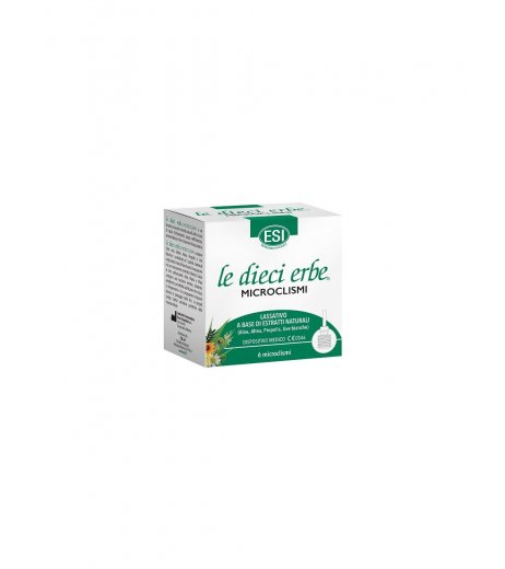 LE DIECI ERBE Micro Clismi 6 pezzi