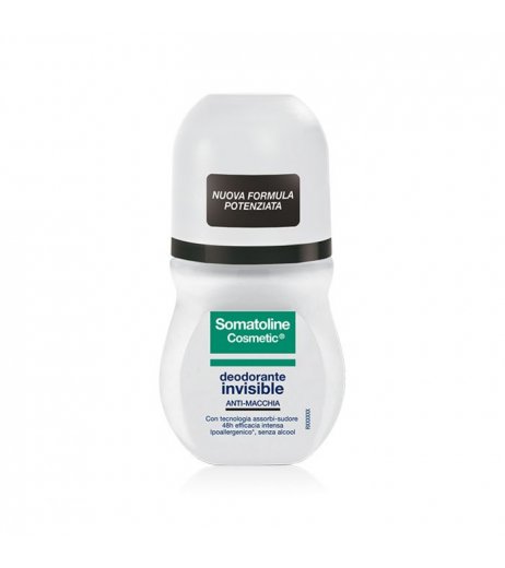 Somatoline deodorante invisibile roll-on anti-macchia sui tessuti 50 ml in offerta