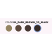 Goovi Frame Me Up Gel Sopracciglia Colorato 04 Colore Dark Brown To Black 5 Ml