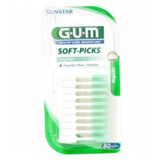 GUM SOFTPICKS SCOVOLINO  GOMMA 80PZ