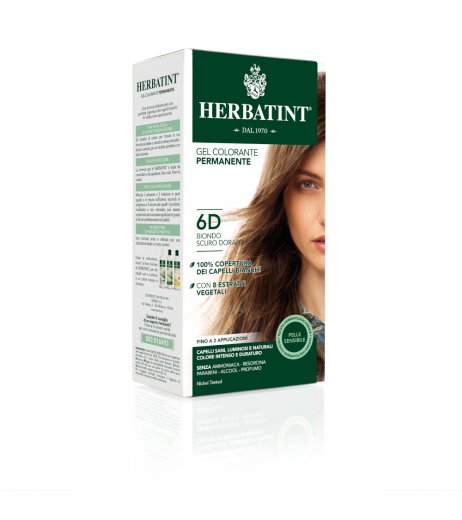 HERBATINT 6D BIONDO SCURO DORATO 150 ML HERBATINT 6D BIONDO SCURO DORATO 150 ML