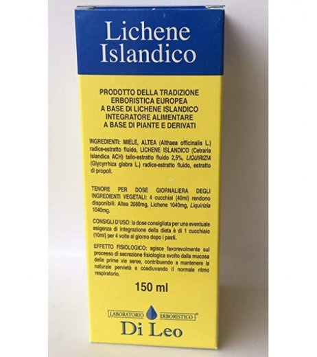 LICHENE SCIR 150ML DI LEO LICHENE SCIR 150ML DI LEO