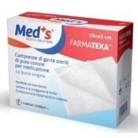 MEDS GARZA 12/8 10X10CM 100PZ