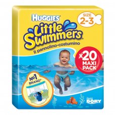 HUGGIES LITTLE SWIMM PACK SM DP