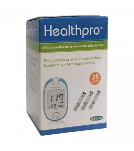 HEALTHPRO STRISCE REATT 25PZ