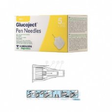 GLUCOJET PEN NEEDLES 5MM G31